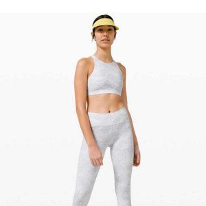 Lululemon Energy Bra High Neck Medium Support Future Oasis Grey Multi Size 10